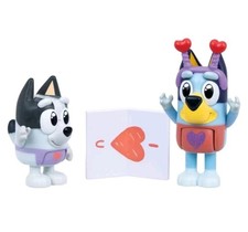 Bluey Smoochy Kiss Bluey Muffin Figures Aldi Collectible Figurines New NIB