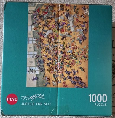 NEW Heye Jigsaw Puzzle 1000 Pieces 9+ Ages Triangular Justice For All!