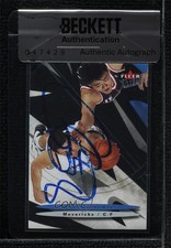 BAS 2003-04 Fleer Ultra Raef LaFrentz #125 Seal of Authenticity Auto 3c7