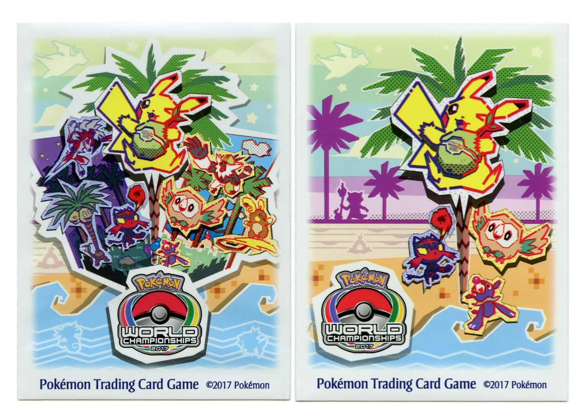 2017 Anaheim Bundle Individual Card Sleeves Pokemon World