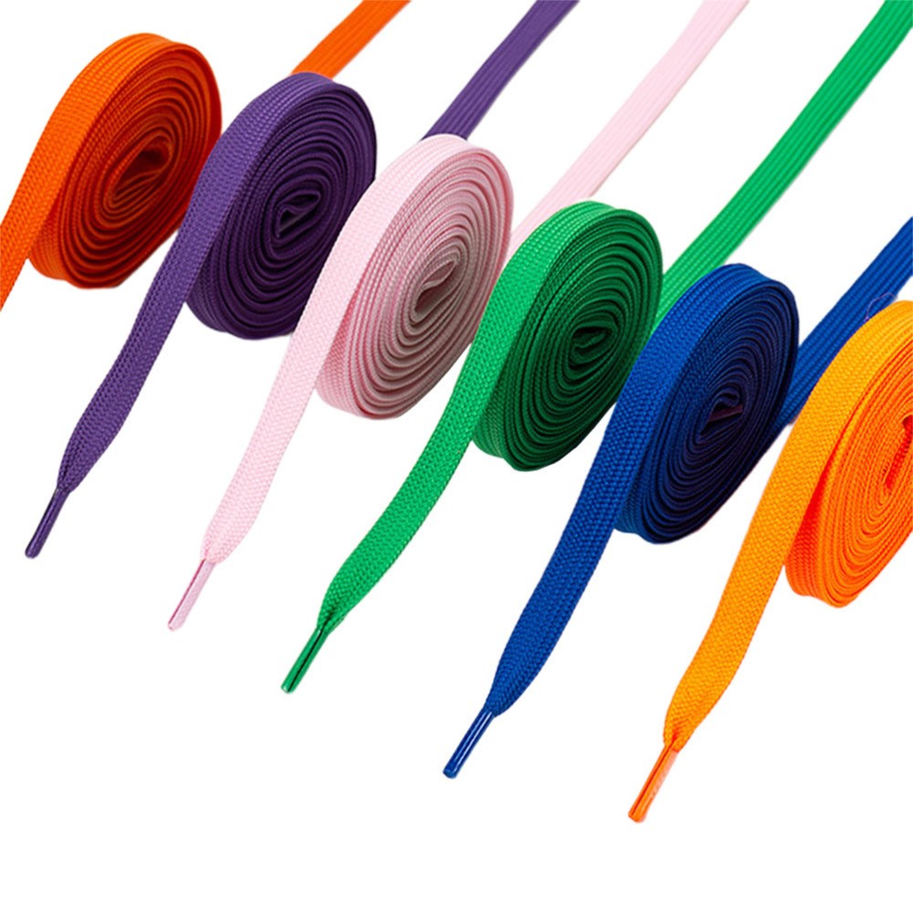 APL 12 paia di lacci colorati piatti per scarpe da ginnastica accessori moda