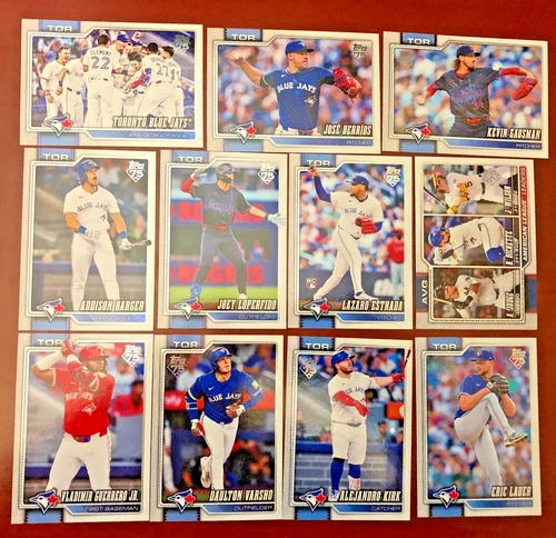 2026 Topps Series 1 Toronto Blue Jays Base Card Team Set  -11 cards