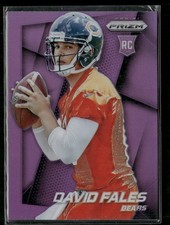 David Fales 2014 Panini Prizm Purple Prizm #300 RC Chicago Bears