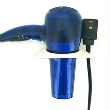 NEW WALL/MIRROR MOUNTED HAIR DRYER HOLSTER - HAIR TOOL ORGANIZER/HOLDER -OPAQUE