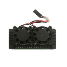 Open Case Aluminum Heatsink Case With Double Fans for Raspberry Pi Zero 2W