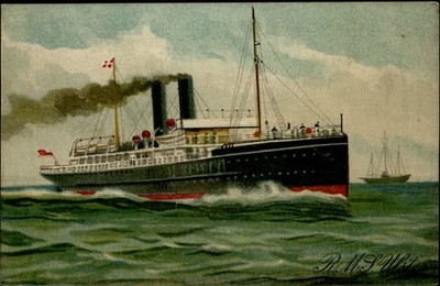 RMS ULSTER City of Dublin Steam Packet Co Royal Mail Service James Walker PC