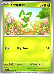 Sprigatito 013/193 Paldea Evolved Common