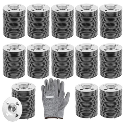 600 Pcs Foam Board Fasteners Washers, 1-1/8 Inch Metal Washers for Foam Board...