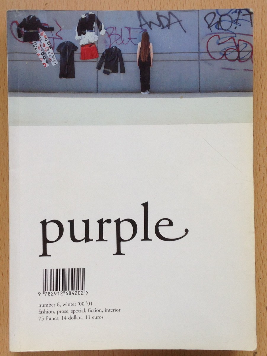Purple Fashion # 6 winter 2000 2001,Cris Moor Giasco Bertoli
