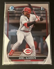 2023 Bowman Chrome Prospects - Ariel Almonte 1st #BCP-78 - Cincinnati Reds