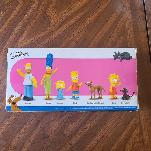 2024 Jakks Pacific The Simpsons Family 2.5" Figure Set 7-Pack Kids Toy NEW - 第 2/8 張圖片