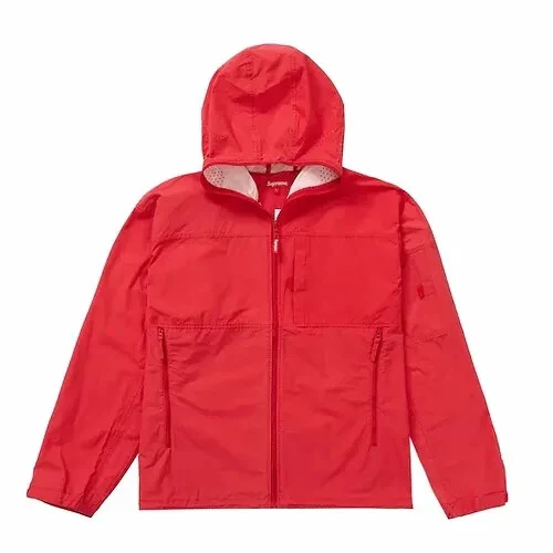 Veste homme Supreme à fermeture éclair complète rouge taille XL (SS22)