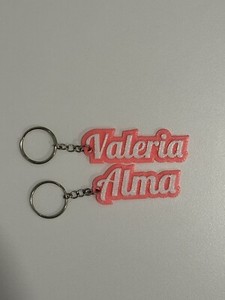 Llavero Personalizado con Nombre a dos colores/ Impresión 3d/ Regalo único