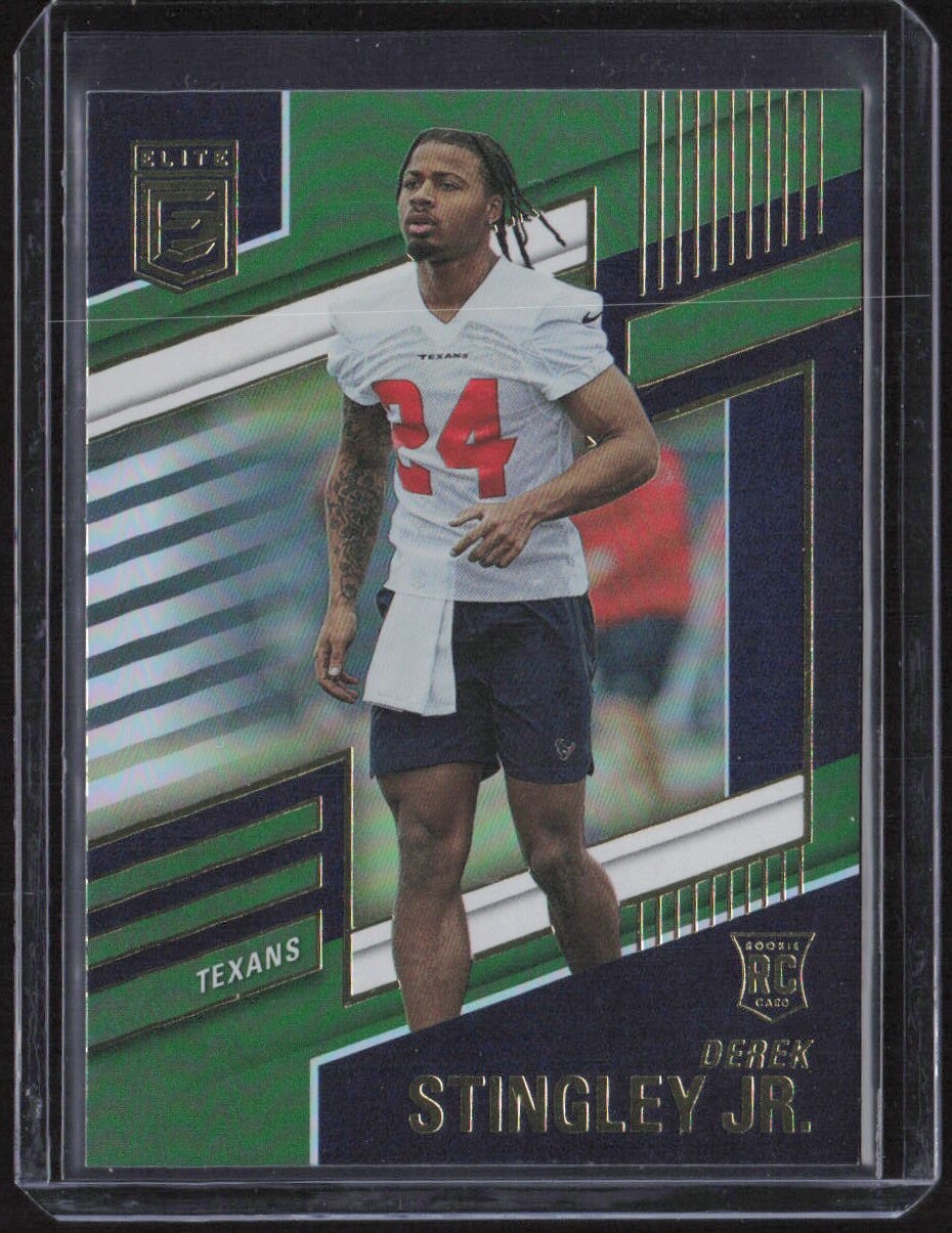 2022 Donruss Elite #141 Derek Stingley Jr. Green Rookie
