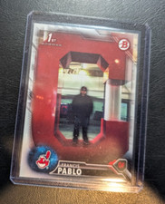 2016 Bowman Draft Golden Debut Contract Winner #GDWFP Francis Pablo INDIANS