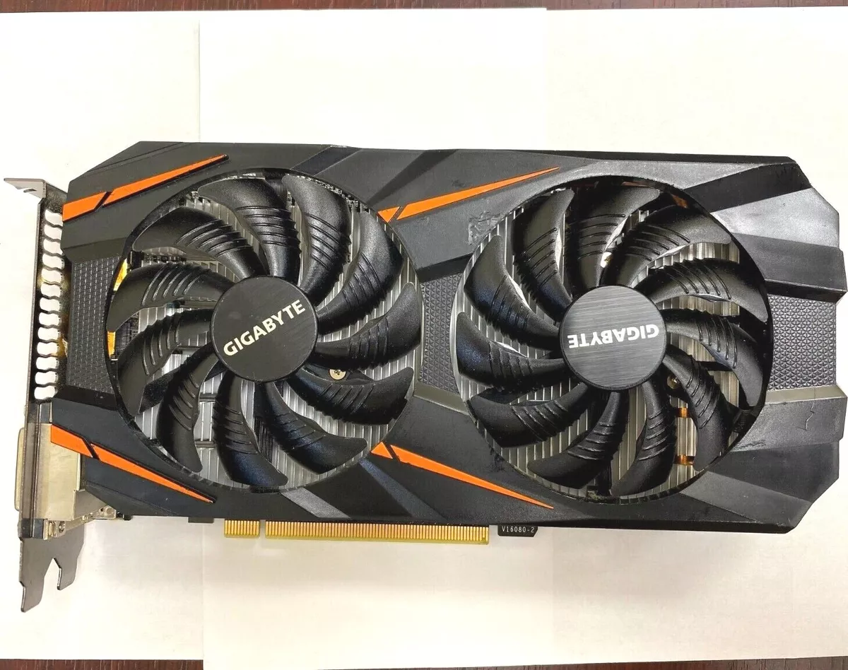 Gigabyte GeForce GTX 1060 3GB Windforce OC GV-N1060WF2OC-3GD Video Card GPU