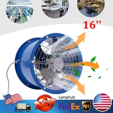 16 Inch Pipe Spray Booth Paint Fumes Exhaust Fan Axial Fan Cylinder Pipe Fan