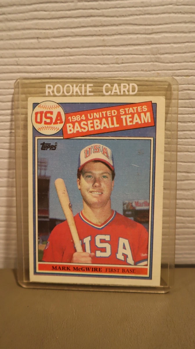 Mark McGwire Team USA 1985 Topps # 401 Rookie Card