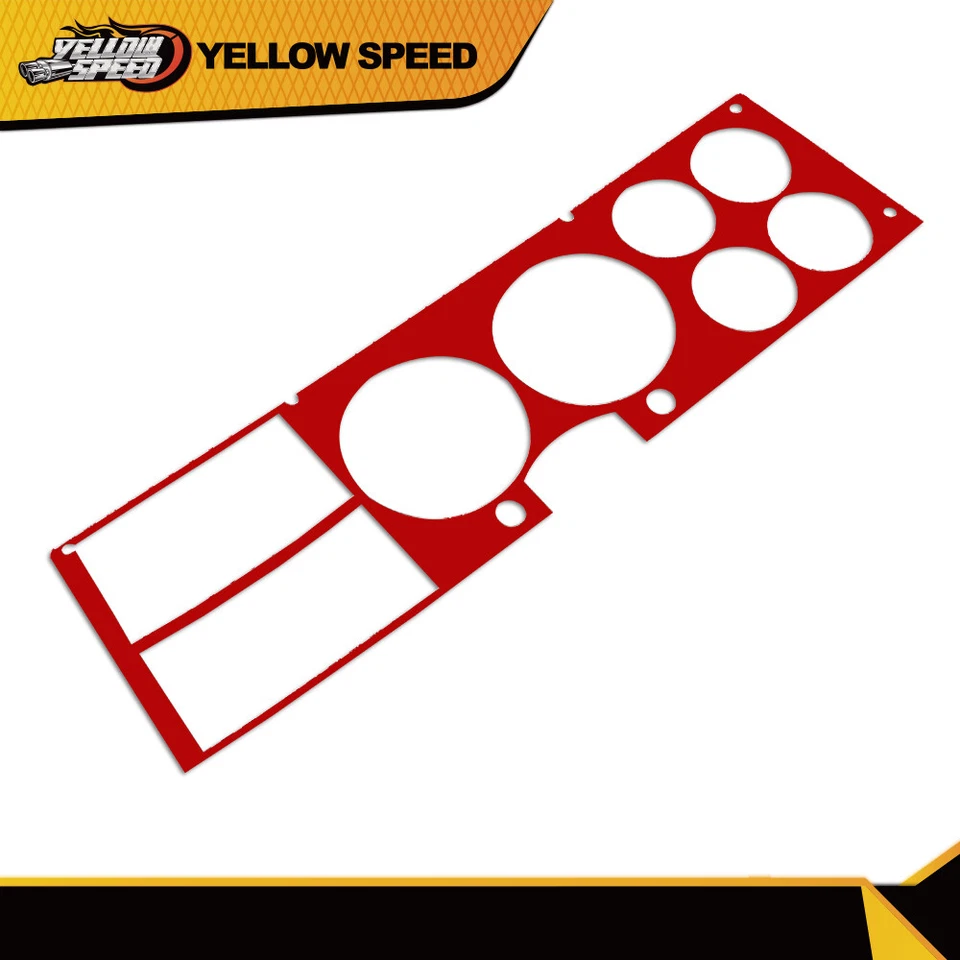 Apto para Chevy GMC Truck Blazer Suburban 1981-1987 Inserto de bisel de aluminio para tablero  Foto 4 de 4