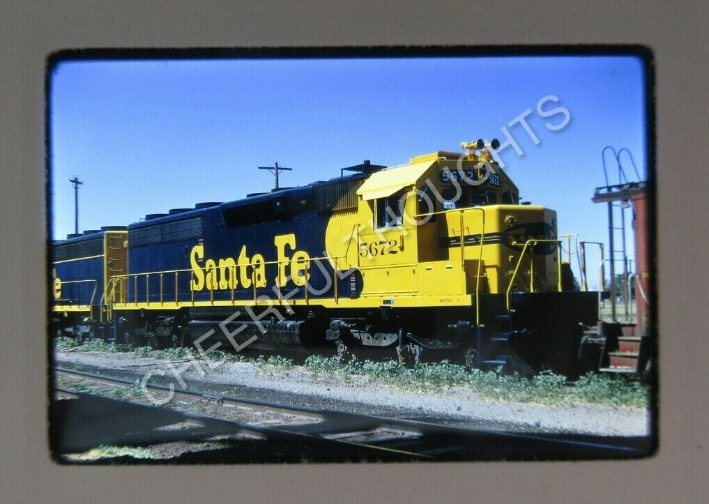 Original '73 Kodachrome Slide ATSF Santa Fe 5672 SD45-2 Fresh Paint ...