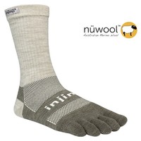 Injinji Outdoor Original Weight Crew 2.0 Nuwool Hiking Toe Socks, Oatmeal, Large on sale Injinji Outdoor Original Weight Crew 2.0 Nuwool Hiking Toe Socks, Oatmeal, Large on sale