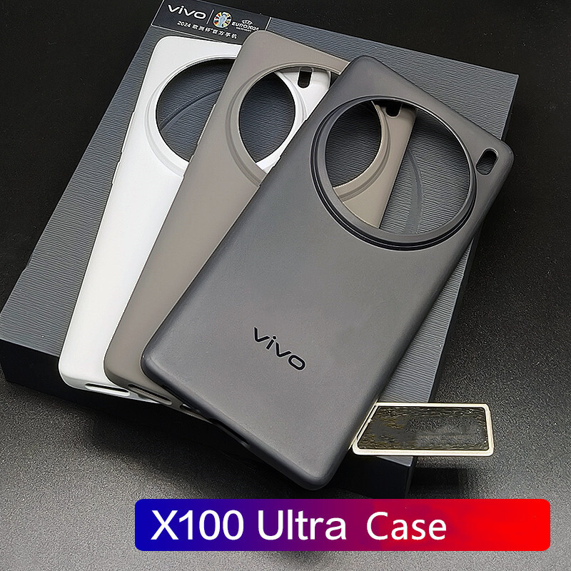 For Vivo X100 Ultra Original Soft Slim Back Case Matte
