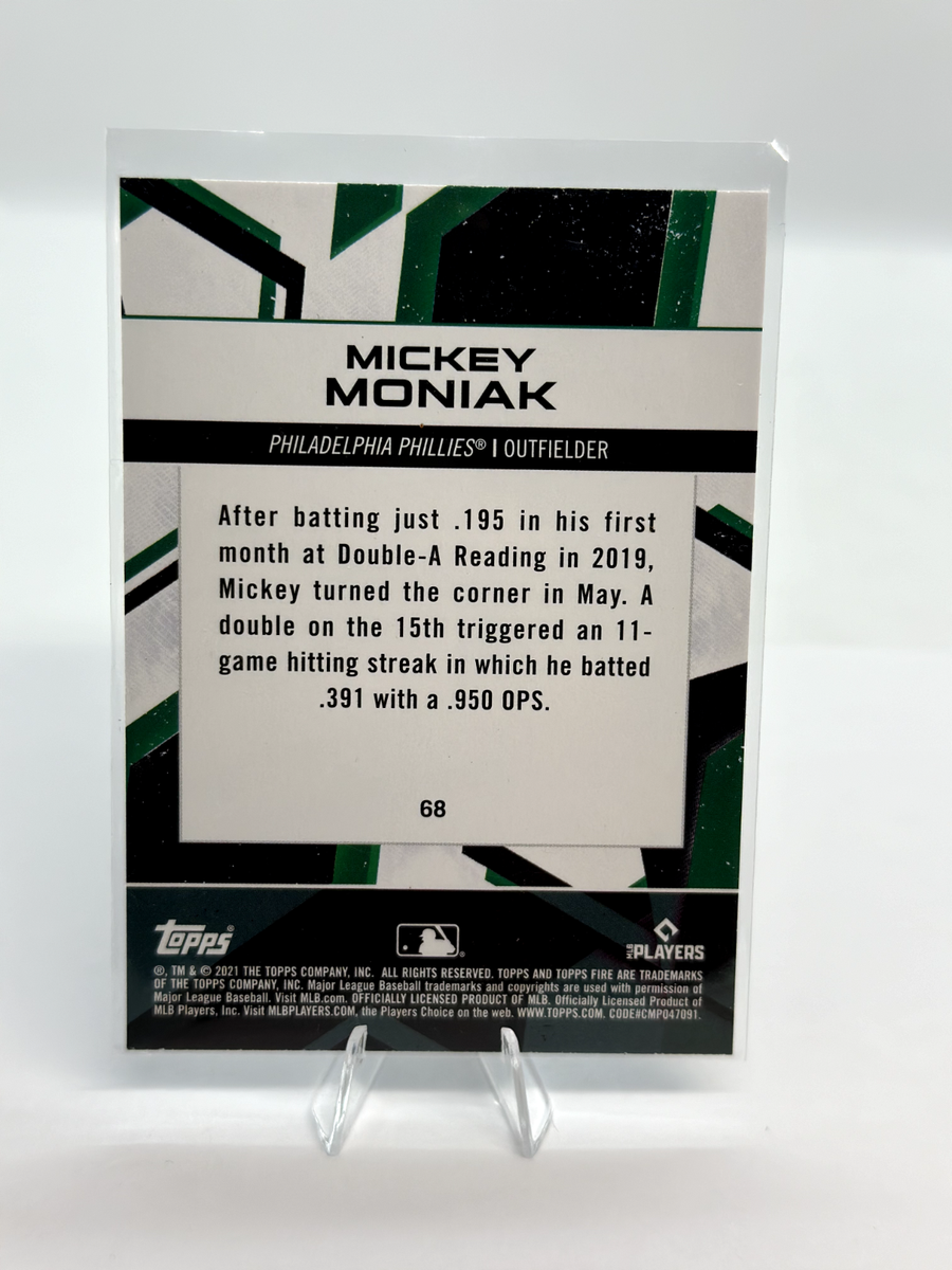 2021 Topps Fire Flame - #68 Mickey Moniak (RC) | eBay