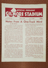 1948 Gilmore Stadium Racing Program – Hot Rods – Los Angeles CA – Auto Racing