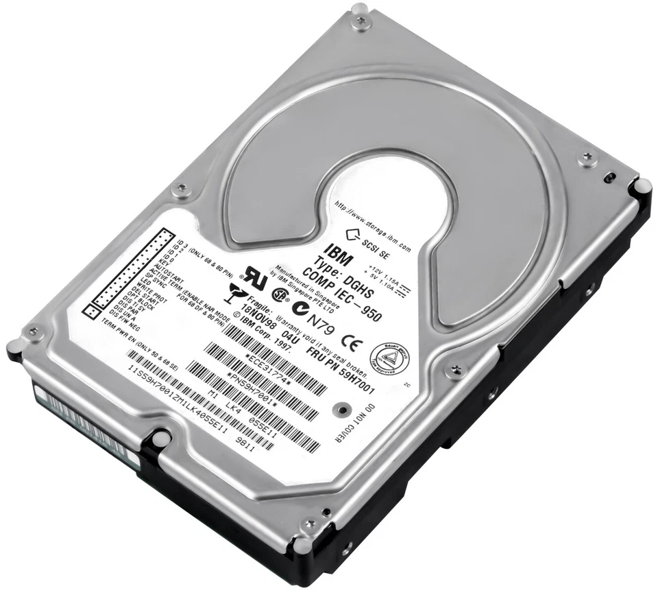 Disco Rigido IBM Ultrastar 4LP 59H7001 4.5GB 7.2K 1MB SCSI 3.5'' - Image 2 of 3