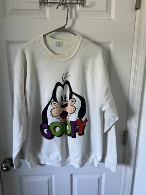 Disney A Goofy Movie トレーナー Disney D23 A Goofy Movie Max & Goofy Color Block Crewneck
