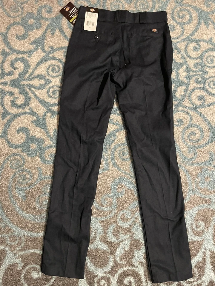 Dickies~women’s Flex Slim Fit Work Pants~FP776F Navy Blue~size 2 New with Tags - Image 2 of 3