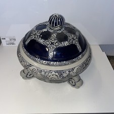 Prunk Schüssel Bowle Höhr Steingut