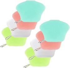 8PCS Étuis de Rangement en Plastique, PP Argent Ion Antibactérien Boîtes de Rangement Portable