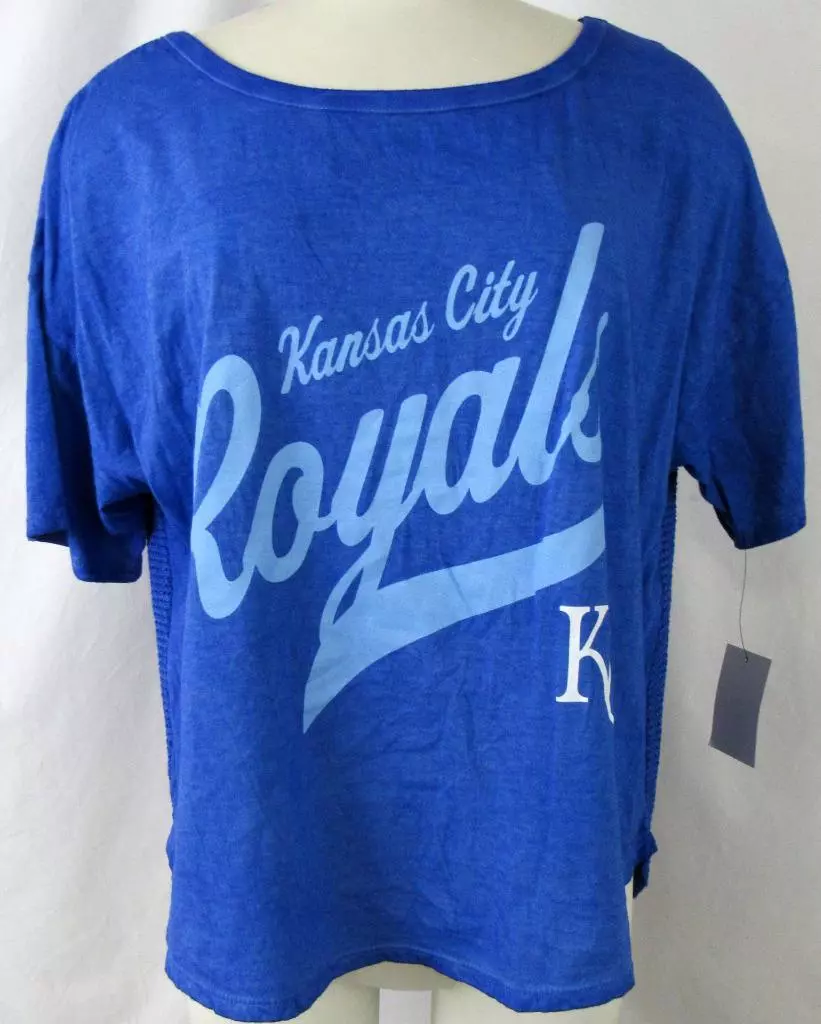 Kansas City Royals Women M TOUCH Screened KC ROYALS Reversible T-shirt  KCR 4