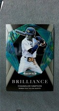 2022 Panini Prizm Draft Picks Brilliance #BR-CS Chandler Simpson Yellow Jackets