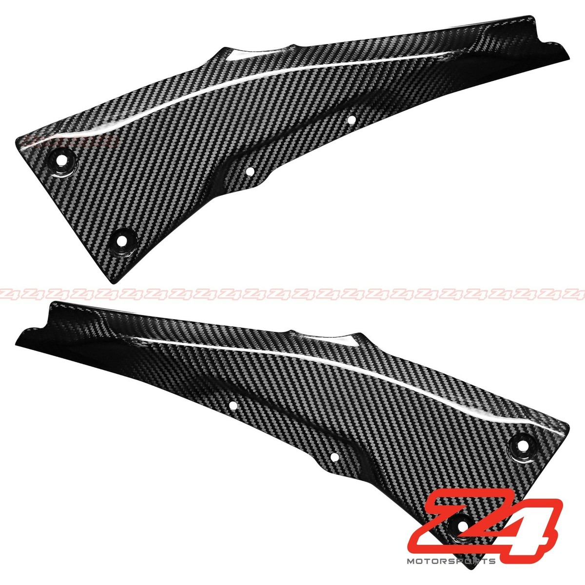 Ninja Zx10r Z4-Motorsports Glossy Carbon Fiber Rear Hugger For