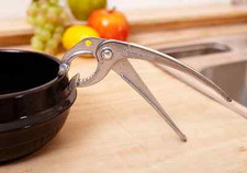 Pinza in alluminio MS per ciotola in pietra Dolsot Bibimbap Jjigae Ramen tegl...