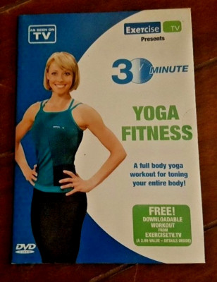 30 Minute -YOGA FITNESS- Full Body Yoga Workout (DVD, 2009) 