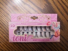 IONI 3D Curls Faux Mink 16 Individual Lash Extensions Wispy Volume Long