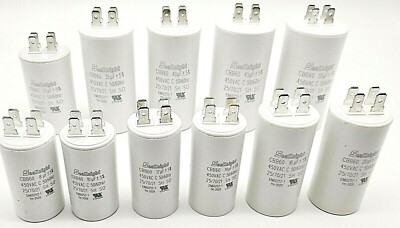 Kondensator bis 450V~ AC 8µF-50µF +-5% Anlaufkondensator Motorkondensator CBB60