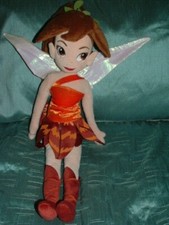   DISNEY STORE  TINKERBELL FAIRY FAWN 21"  LARGE PLUSH SOFT DOLL TOY