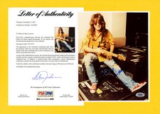 Eddie Van Halen Signed PSA/DNA COA 8X10 Photo Auto Autograph Autographed PSA LOA