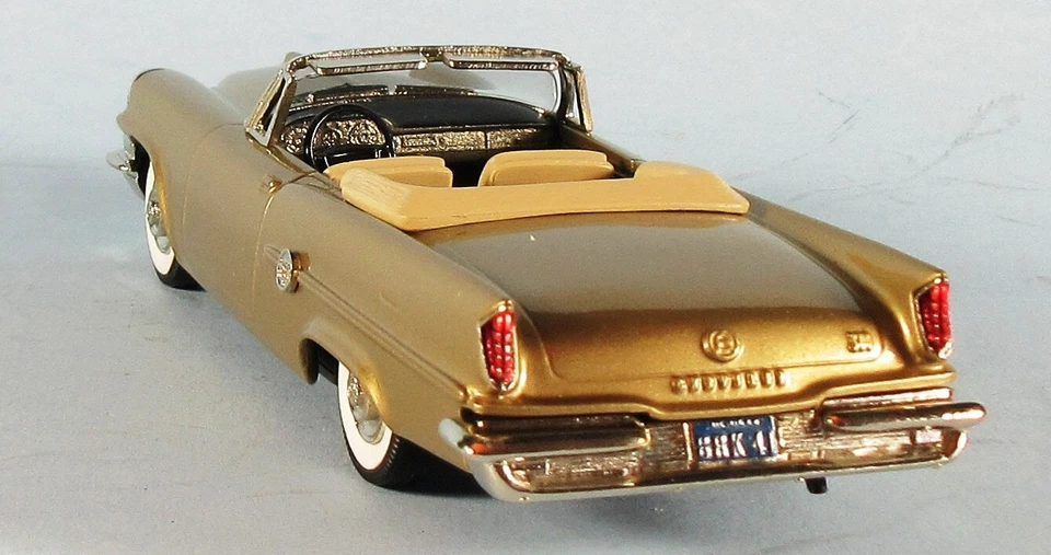 BROOKLIN 1959 Chrysler 300E Conv. (Gold Met.) 1/43 Scale Diecast Model MINT NEW! - Image 3 of 4