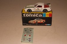 TOMICA POCKET CARS #74 MAZDA SAVANNA RX-7 RACING, WHITE, EXCELLENT, BOXED