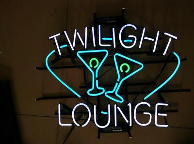 New Twilight Lounge Martini Neon Light Sign Lamp Beer Bar Artwork 19X15