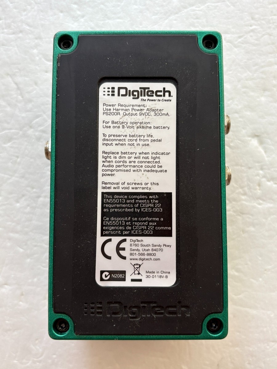 ギター DigiTech Synth Wah Envelope Filter DigiTech Synth Wah Envelope Filter Pedal | zZounds