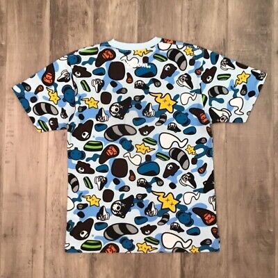 BAPE × kaws milo animal kingdom T-shirt NIGO Blue A Bathing Ape