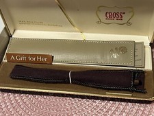 USA LADIES Cross Century Classic 14kt Gold Ballpoint Pen Leather Pouch 250 Gift