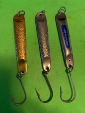 SET OF 3 HOPKINS NO=EQL SPOONS IN 3 DIFFERENT COLORS FOR WAHOO TUNA YELLOWTAIL