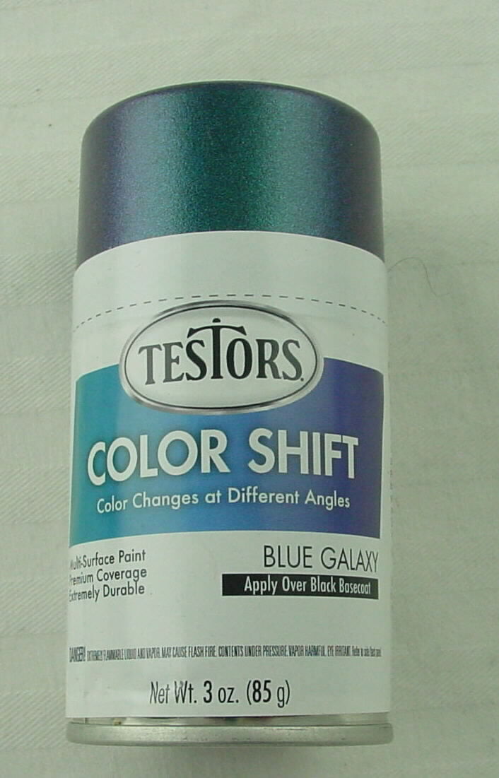 Testors 3oz Color Shift Blue Galaxy Enamel Spray (Aerosol) Paint 340909